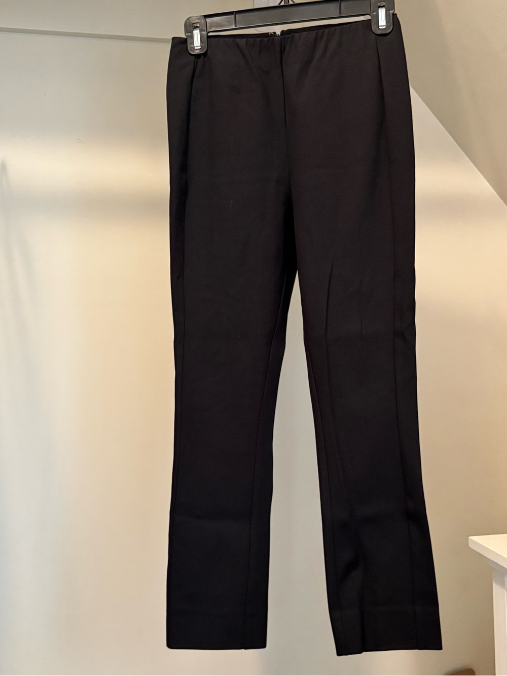 rag & bone Black Straight-Leg Pull-On Trousers